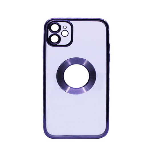Hard Silicone Case with Camera Protector for Apple iPhone 11 Purple Hard Silicone Case with Camera Protector for Apple iPhone 11 Purple
